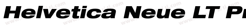 Helvetica Neue LT Pro 95 Black字体转换